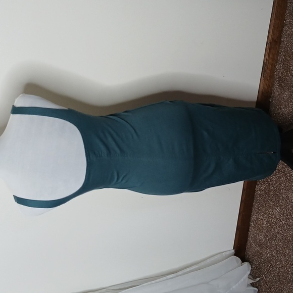 Cotton on teal kimi scooped bodycon midi dress size small - Picture 5 of 13